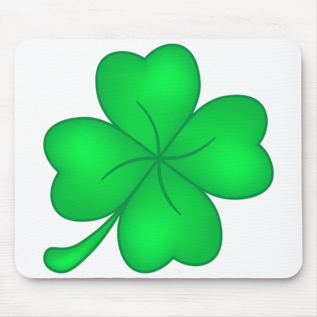 Vierblättriges Kleeblatt Musmatta (Framsidan)