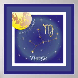 Vierge 23 août au 23 septembre Poster