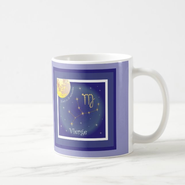 Vierge 23 août au 23 septembre Tasse Kaffemugg (Höger)