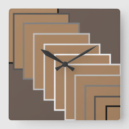 Vierkant Fyrkantig Klocka