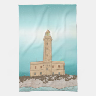 Vieste Lighthouse-Italien Kökshandduk