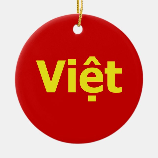 Viet Julgransprydnad Keramik (Framsidan)