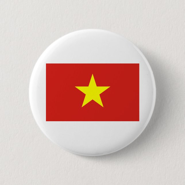 Viet Nam Flagga Knapp (Framsida)