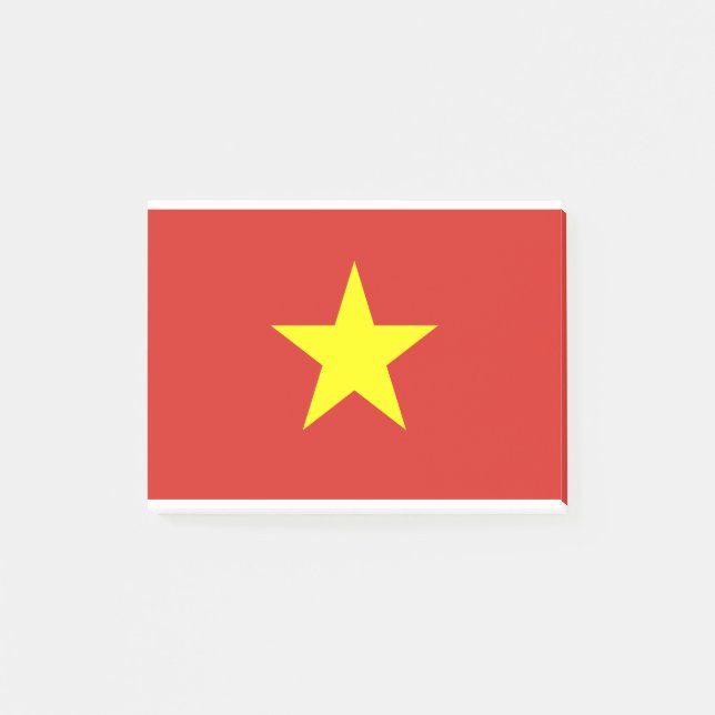 Viet Nam Flagga Post-it Block (Framsida)