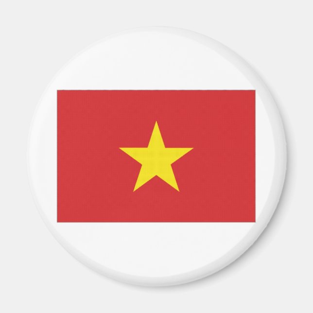 Viet Nam National Flagga Magnet (Framsidan)