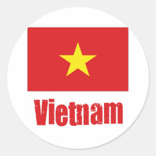 Viet Nam Runt Klistermärke