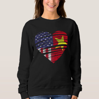 Vietnam Amerikansk Odlad Hjarta USA Patriotiskt Ar T Shirt