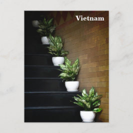 Vietnam Asien Gatufotografering Helg Vykort