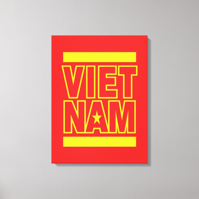 VIETNAM CANVASTRYCK (Framsida)