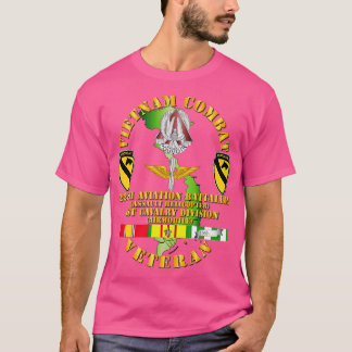 Vietnam Combat Cavalry Veteran w 227 th Aviation B T Shirt