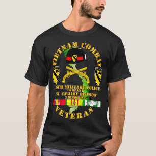 Vietnam Combat Cavalry Veteran w 545th Military Po T Shirt