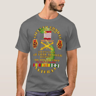 Vietnam Combat Vet 6e Bn 15:e artilleriet 23:e Art T Shirt