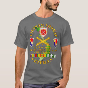 Vietnam Combat Vet 8th Bn 4th Artillery I Fält T Shirt