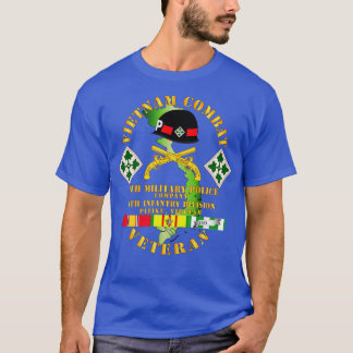 Vietnam Combat Veteran w 4:e militärpolisen w T Shirt