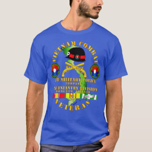 Vietnam Combat Veteran w 9th Militäalpolis Co T Shirt