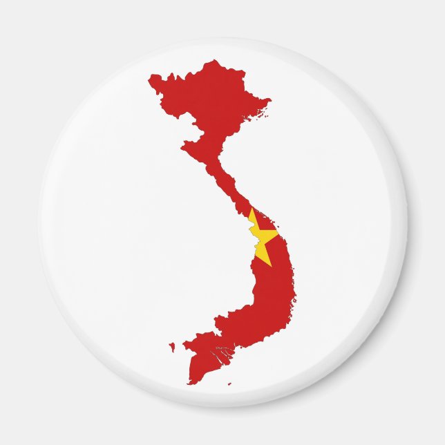 vietnam country flag map magnet (Framsidan)