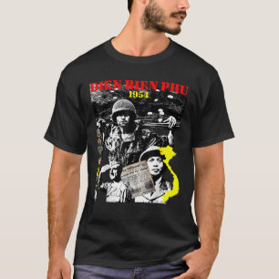 Vietnam Dien Bien Phu American Fransk History Educ T Shirt