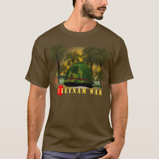 Vietnam Era Helmet täcker mig KÄRLEK DU LÄNGE TID  T Shirt