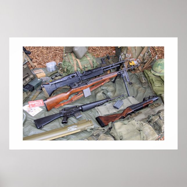 Vietnam Era-vapen och -redskap Poster (Framsidan)