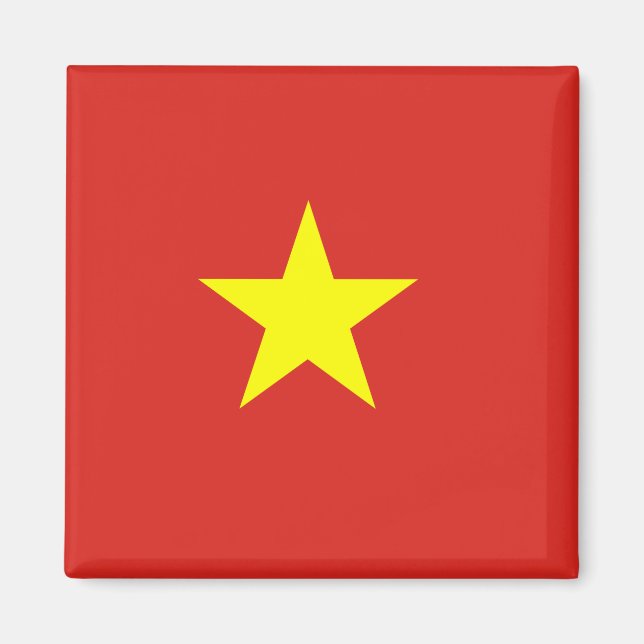 Vietnam flag magnet (Framsidan)