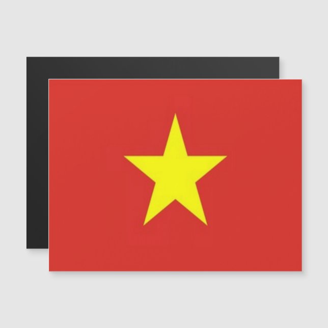 Vietnam - Flagga - (Fram/baksida)