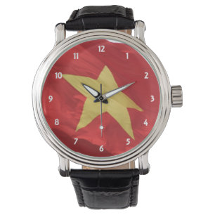 vietnam flagga armbandsur