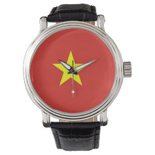 Vietnam flagga armbandsur