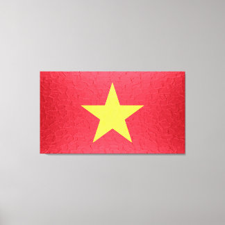 Vietnam Flagga Canvastryck
