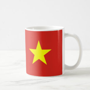 Vietnam Flagga Ceramic Coffee Mugg