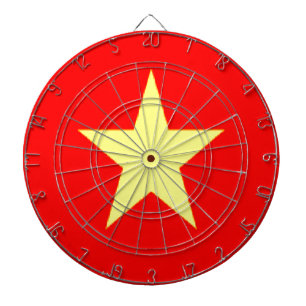 vietnam flagga darttavla