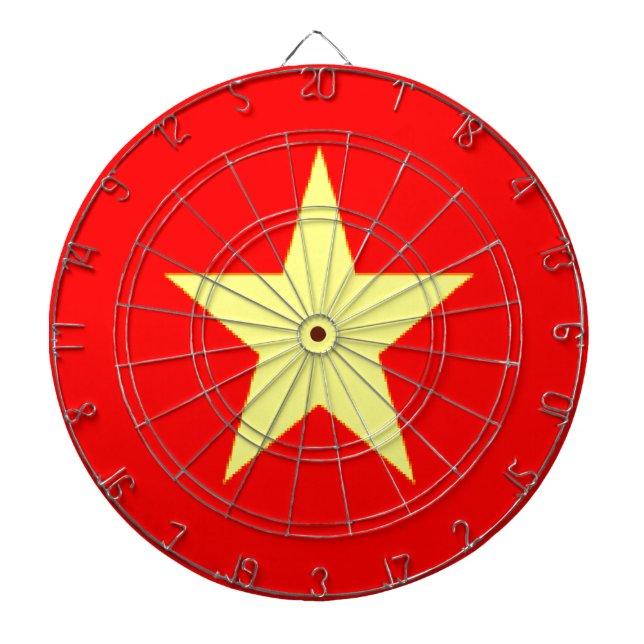 vietnam flagga darttavla (Framsidan)