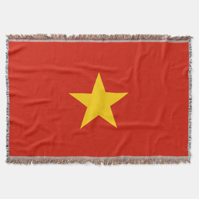 Vietnam flagga filt (Framsidan)
