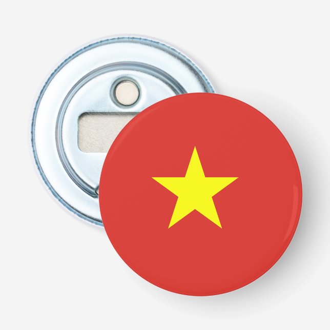 Vietnam flagga flasköppnare (Framsidan)