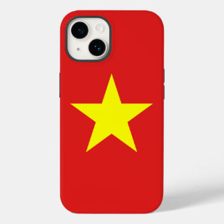 Vietnam Flagga gult Star Iphone case