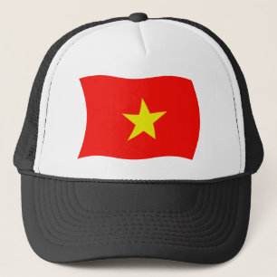 Vietnam Flagga Hatt Truckerkeps