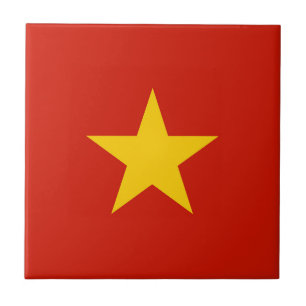 Vietnam flagga kakelplatta