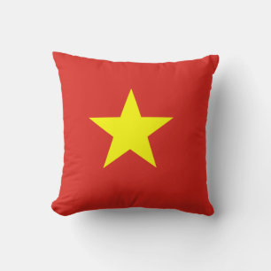 Vietnam flagga kudde