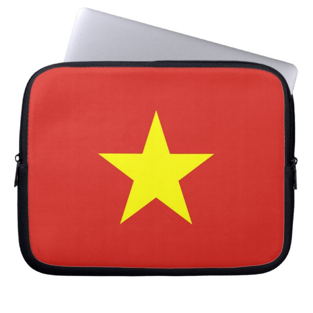 Vietnam Flagga Laptop sleeve (Framsidan)