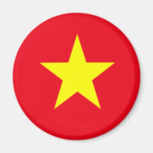 Vietnam Flagga Magnet