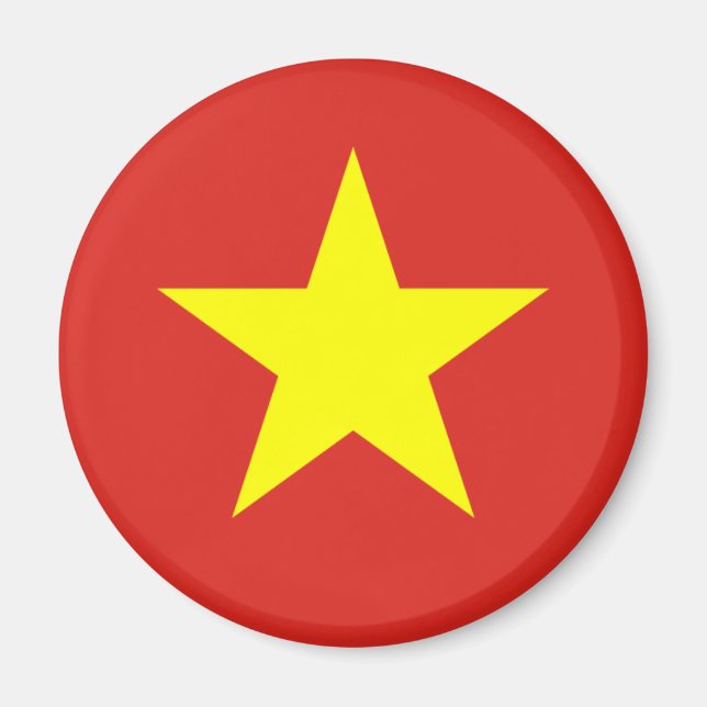 vietnam flagga magnet (Framsidan)