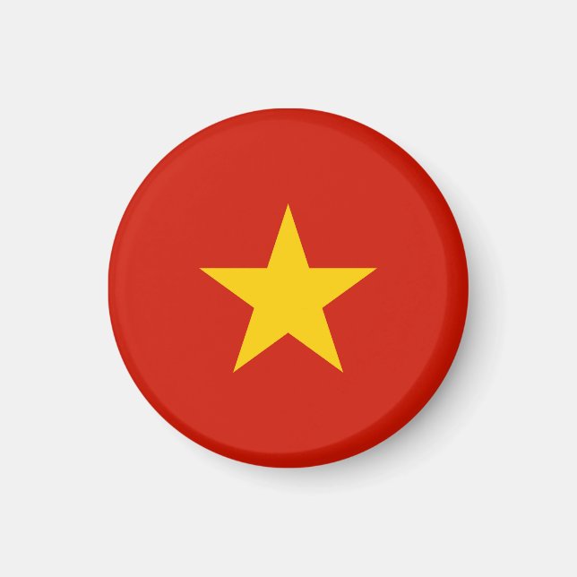 Vietnam flagga magnet (Framsidan)