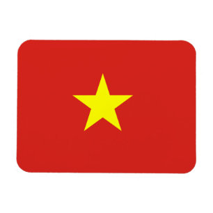 Vietnam Flagga Magnet