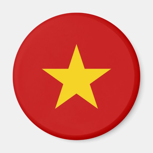 Vietnam flagga magnet (Framsidan)