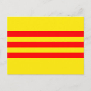Vietnam Flagga (ny) Vykort
