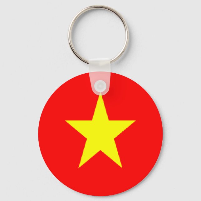 vietnam flagga nyckelring (Framsida)