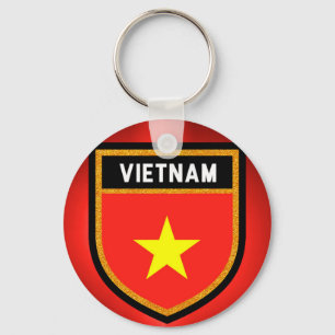 Vietnam Flagga Nyckelring