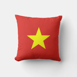 Vietnam Flagga om amerikanska MoJo Pillow Kudde