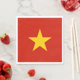 Vietnam flagga pappersservett