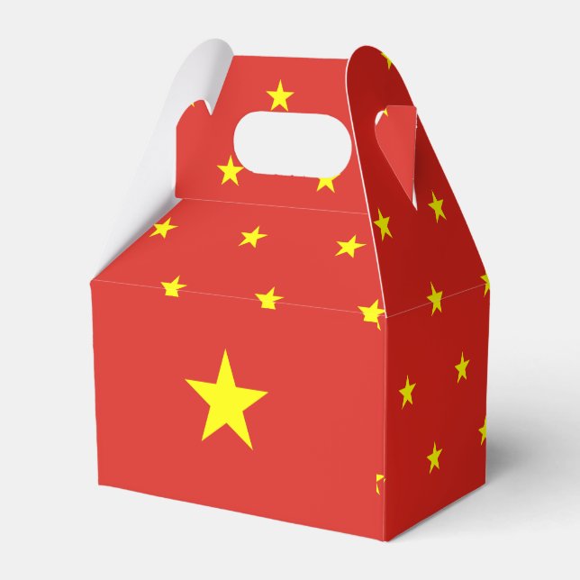 Vietnam flagga presentaskar (Baksidan Sidan)