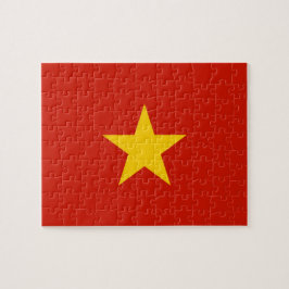 Vietnam flagga pussel